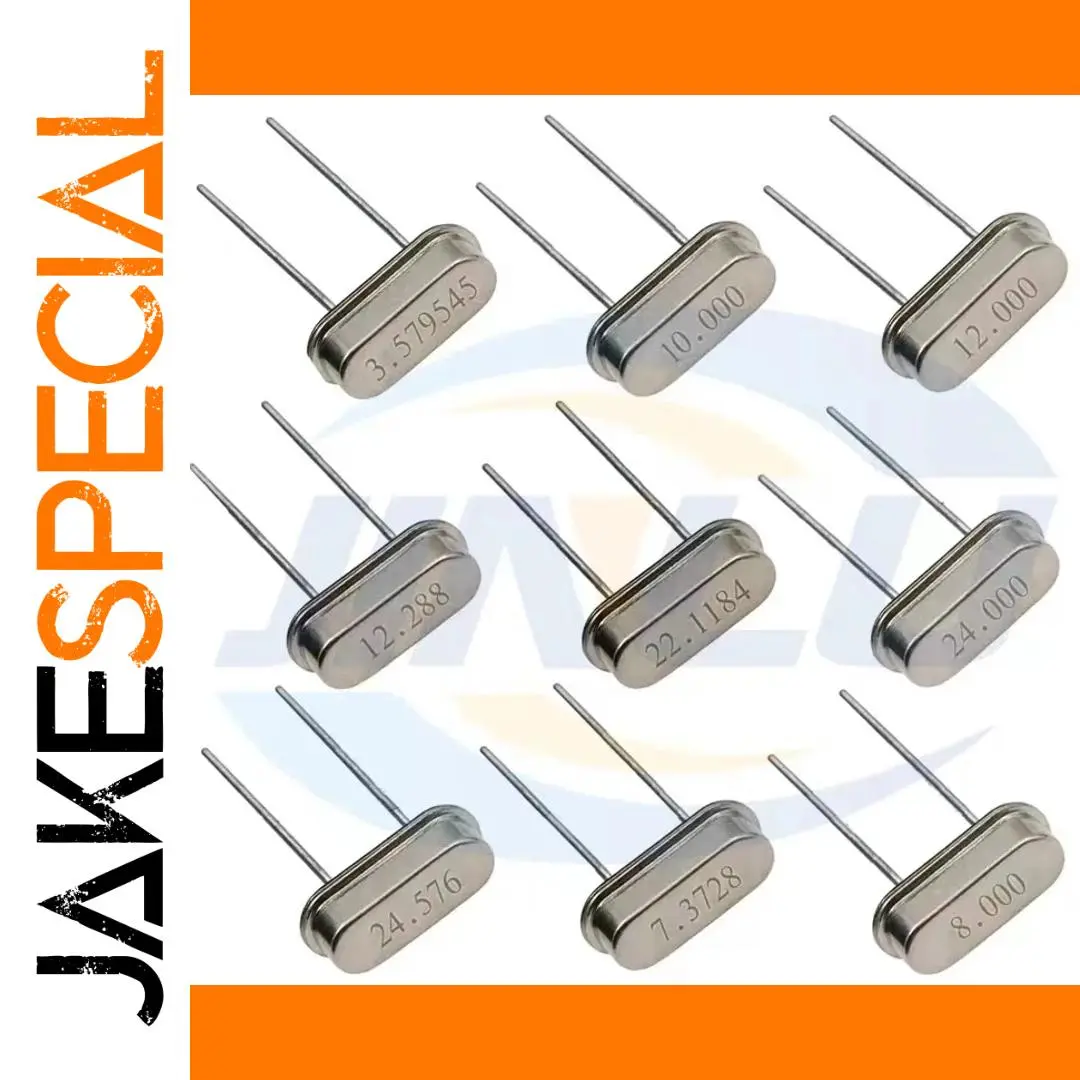 Set of 10 HC-49S Crystal Oscillators 3.58–32.768 MHz 1 Set of 10 HC-49S Crystal Oscillators 3.58–32.768 MHz