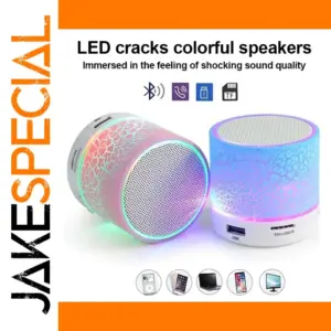 Vibrant LED Bluetooth Portable Speaker
