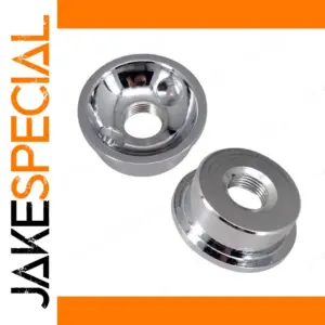 Thickened Guitar Socket Jack Holder in Silver