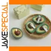 Handmade Avocado-Shaped Soy Candle