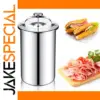 Stainless Steel Meat Press with Thermometer