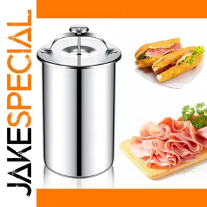 Stainless Steel Meat Press with Thermometer