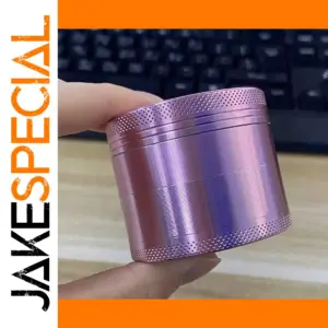 Pink Aluminum Herb Grinder — 40mm & 50mm Sizes