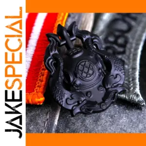 Vintage Diving Qualification Badge in Black