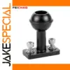 Black 1-Inch Aluminum Ball Head Mount Adapter