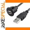 Waterproof USB 2.0 Extension Cable for Cars