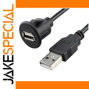 Waterproof USB 2.0 Extension Cable for Cars