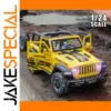 Yellow 1:20 Scale Jeep Wrangler Rubicon Model