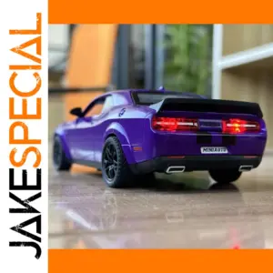 Purple Dodge Challenger SRT Hellcat Diecast Model