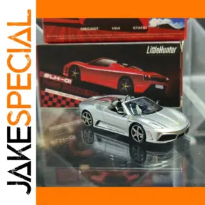 Silver Ferrari F430 1:64 Die-Cast Model