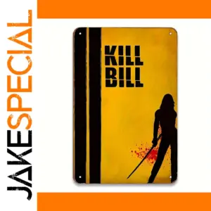Kill Bill Cinematic Metal Wall Sign 12x8 or 12x16