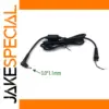 Compact 3.0mm x 1.1mm Black DC Power Jack Cable
