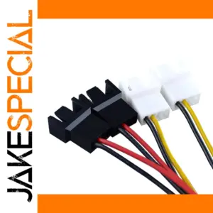 Molex to 3-Pin Fan Power Adapter Cable