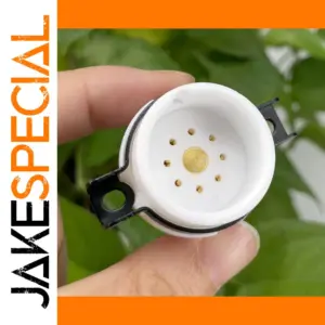 Premium 8-pin Vacuum Tube Socket for Hi-Fi Systems