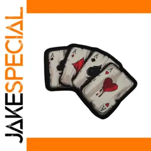 Rebellious Edge Punk Card Patch