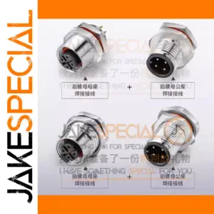 Waterproof Aviation Connector with Multiple Cores