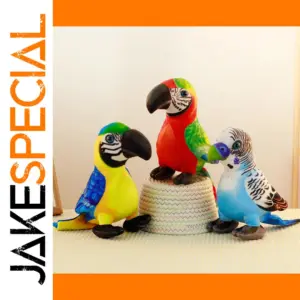 Vibrant 25cm Plush Parrot for Decor or Collecting