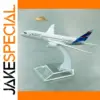 Miniature Diecast Airplane Model 15cm Scale 1:400