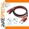 Test Cable with 4mm Banana Plugs and Copper Clamps