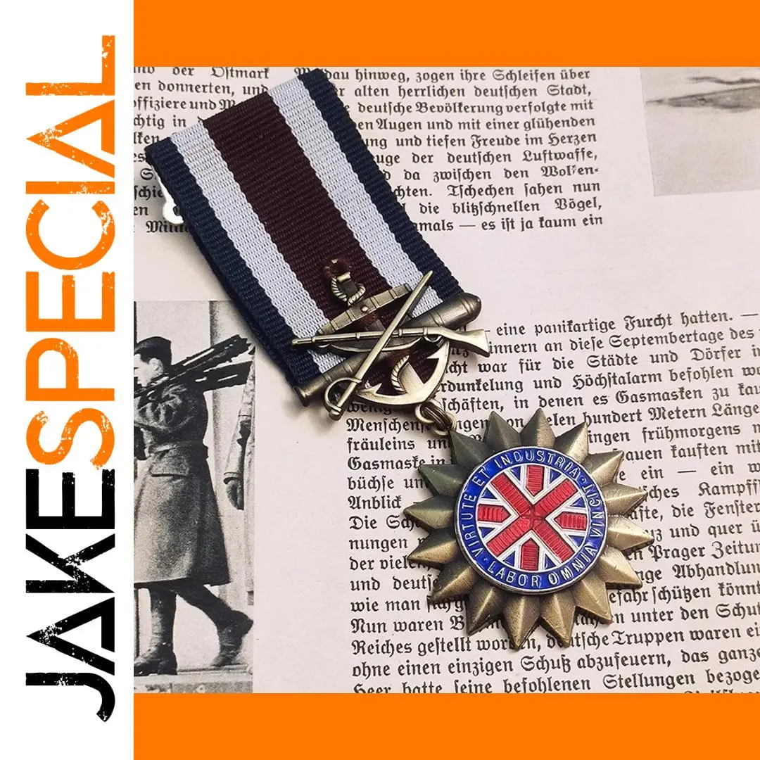 British Order Knights St John Medal Badge 1 British Order Knights St John Medal Badge