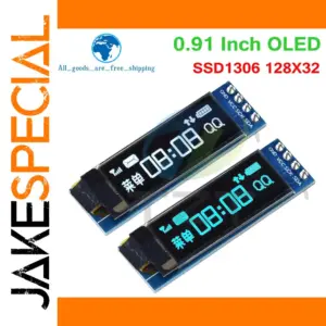 0.91-Inch OLED Display Module for Projects