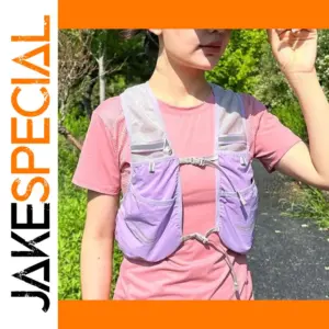 Purple Lightweight Running Vest with Storage