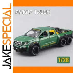 Vibrant Green Toy Pickup Truck for Collectors