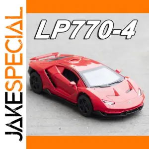 Vibrant Red 1:32 Scale Sports Car Model