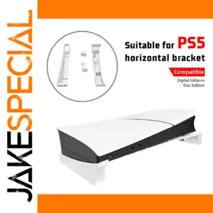 PS5 Horizontal Stand by LOKPAD in Black & White