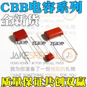 High-Voltage Red Ceramic Capacitors Set 2000V 2.2nF