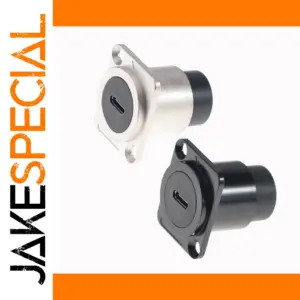 D-Shape Waterproof USB Type-C Female Connector