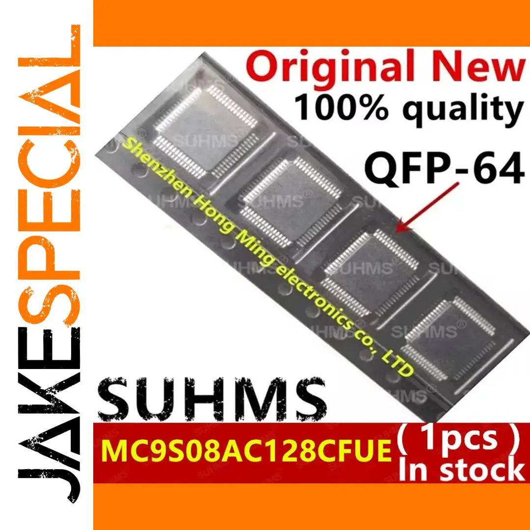 MC9S08AC128CFUE Microcontroller QFP-64 1 MC9S08AC128CFUE Microcontroller QFP-64