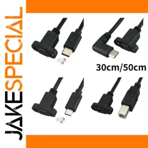 USB 3.1 Type C Extension Cable 0.3m / 0.5m