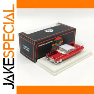 1960 Cadillac DeVille Coupe Diecast Model in Red