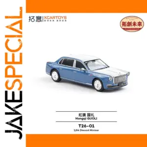 Vintage Blue and White 1/64 Scale Model Sedan
