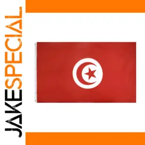 Vibrant 90x150cm Tunisia Flag for Display