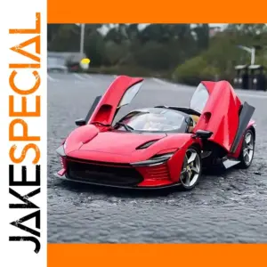 Red 1:24 Diecast Sports Car Model