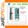 Green 5S Lithium BMS for 18650 Cells