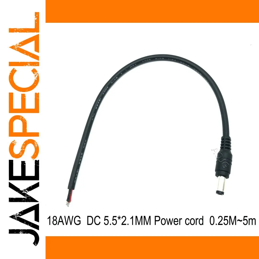 12V 8A Power Cable with 5.5×2.1mm Connector 1 12V 8A Power Cable with 5.5×2.1mm Connector
