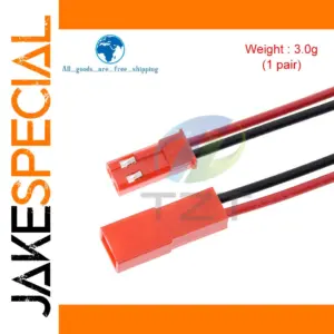 JST 2-Pin Connector Set 300mm for Electronics