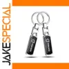 Stainless Steel Logo Keychain for Vehicles