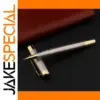 Premium 0.5mm Metal Rollerball Pen with Gold Accents