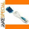 USB to RS232 Serial Adapter with Blue Housing