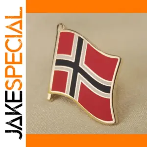 Norway Flag Enamel Lapel Pin for Collectors