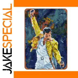 Freddie Mercury Vintage Metal Tin Sign 12x16 in