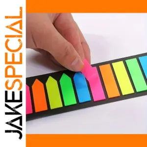 Vibrant 200 Neon Page Markers Set