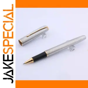 HERO Stainless Steel and Gold Rollerball Pen