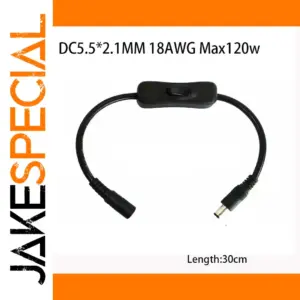 Power Switch Cable with 18AWG Copper Wire
