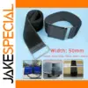 Black Nylon Cargo Strap 50mm Wide, Multiple Lengths
