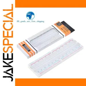 High-Quality 830-Point White Breadboard for Microcontrollers